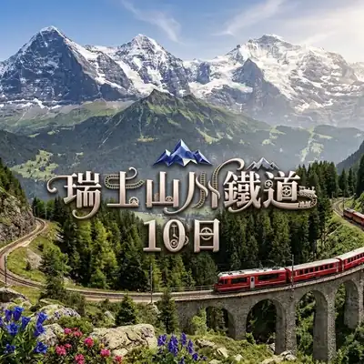 純享瑞士山川鐵道10日