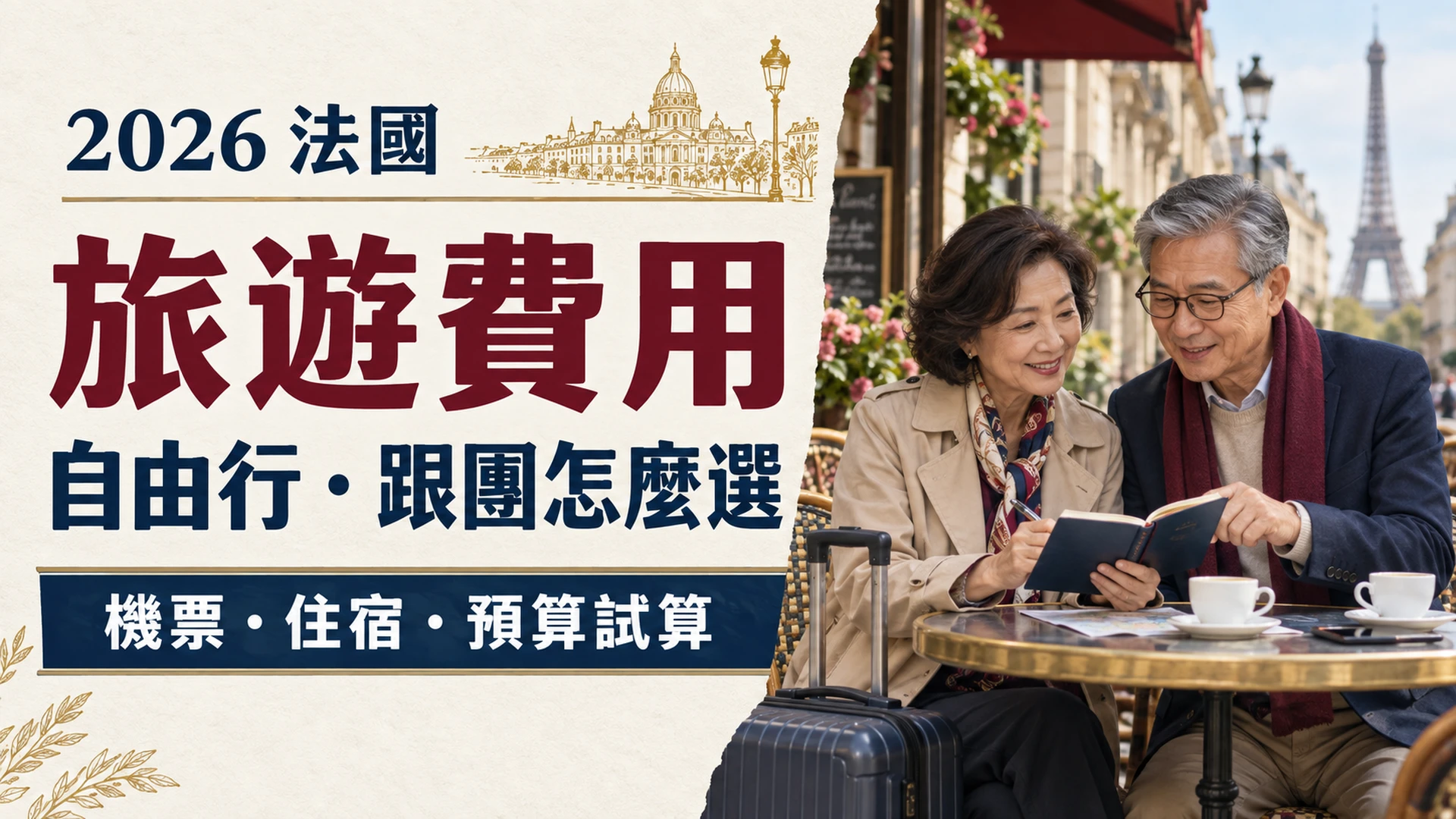 2026法國旅遊費用怎麼抓?10天預算、跟團比較與試算工具